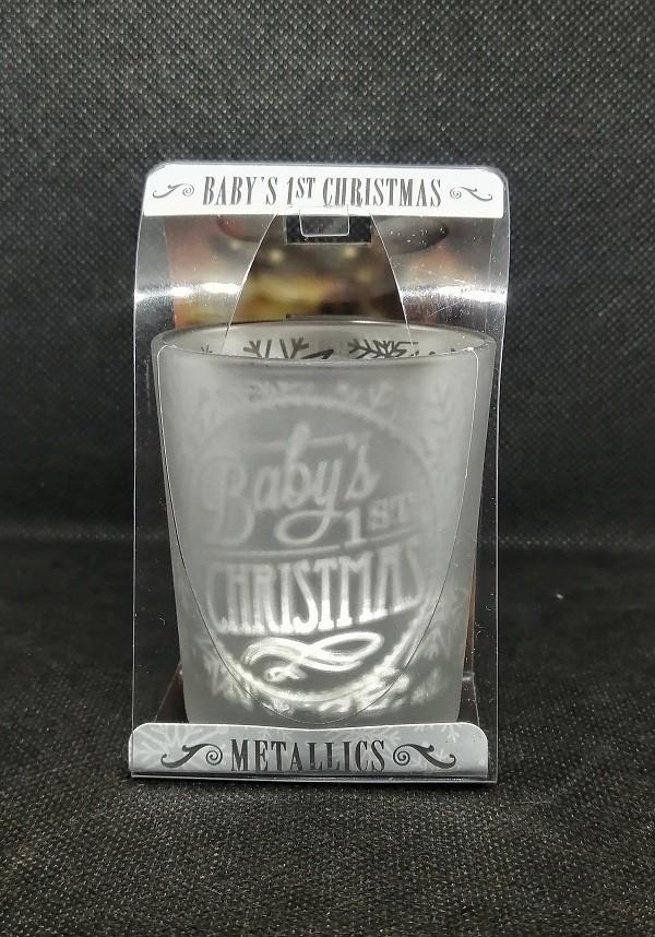 Eizybuy Christmas Metallics Personalized 2Pcs Candle Pots-SP2499