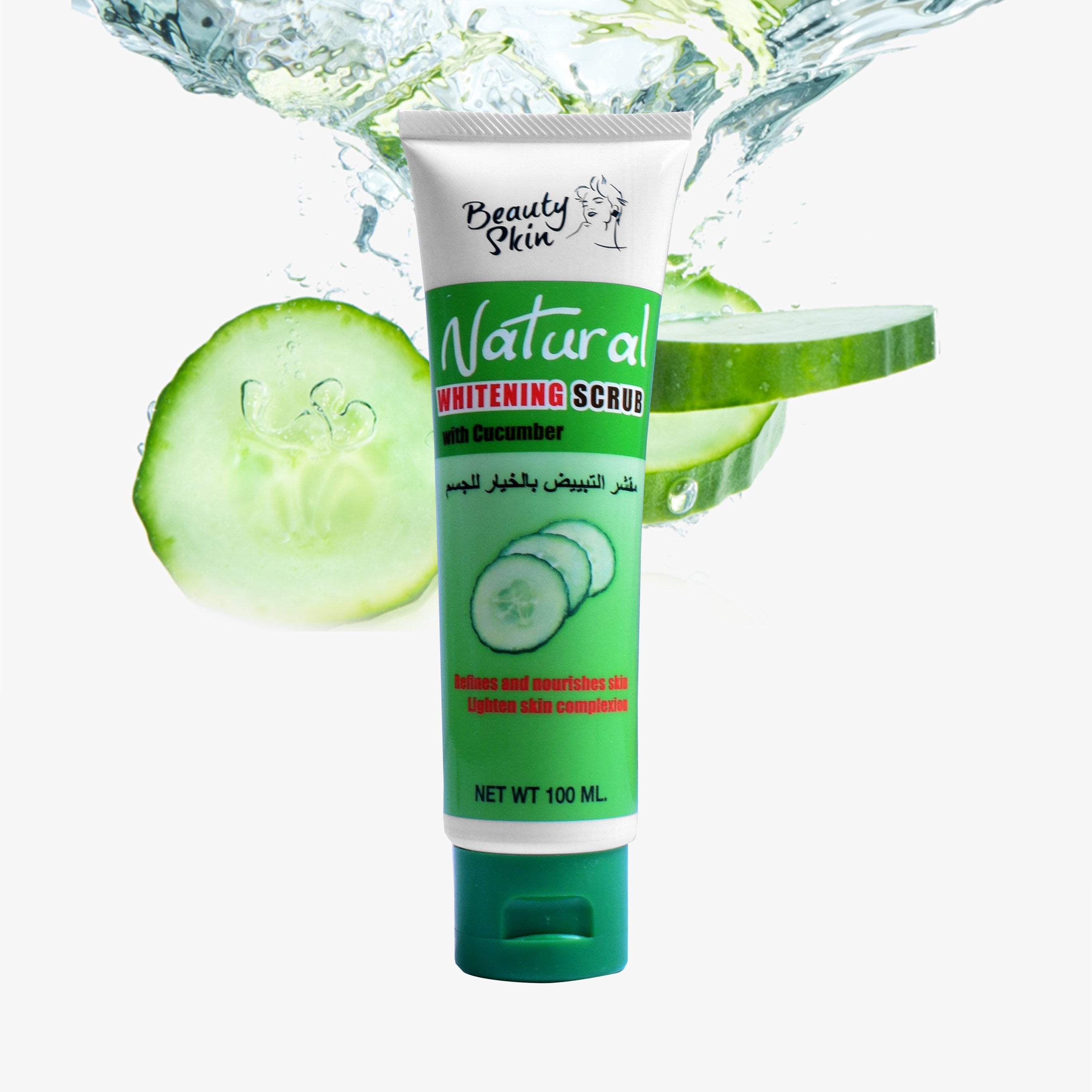 Natural Whitening Scrub With Cucumber-RT652