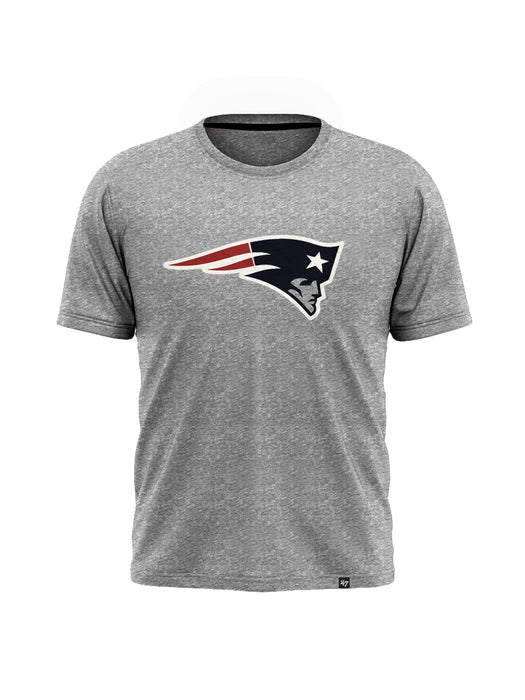 47 Single Jersey Crew Neck Tee Shirt For Men-Grey Melange-BE14761