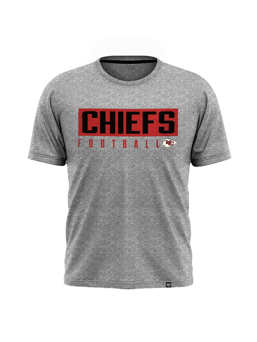 47 Single Jersey Crew Neck Tee Shirt For Men-Grey Melange-BE14761