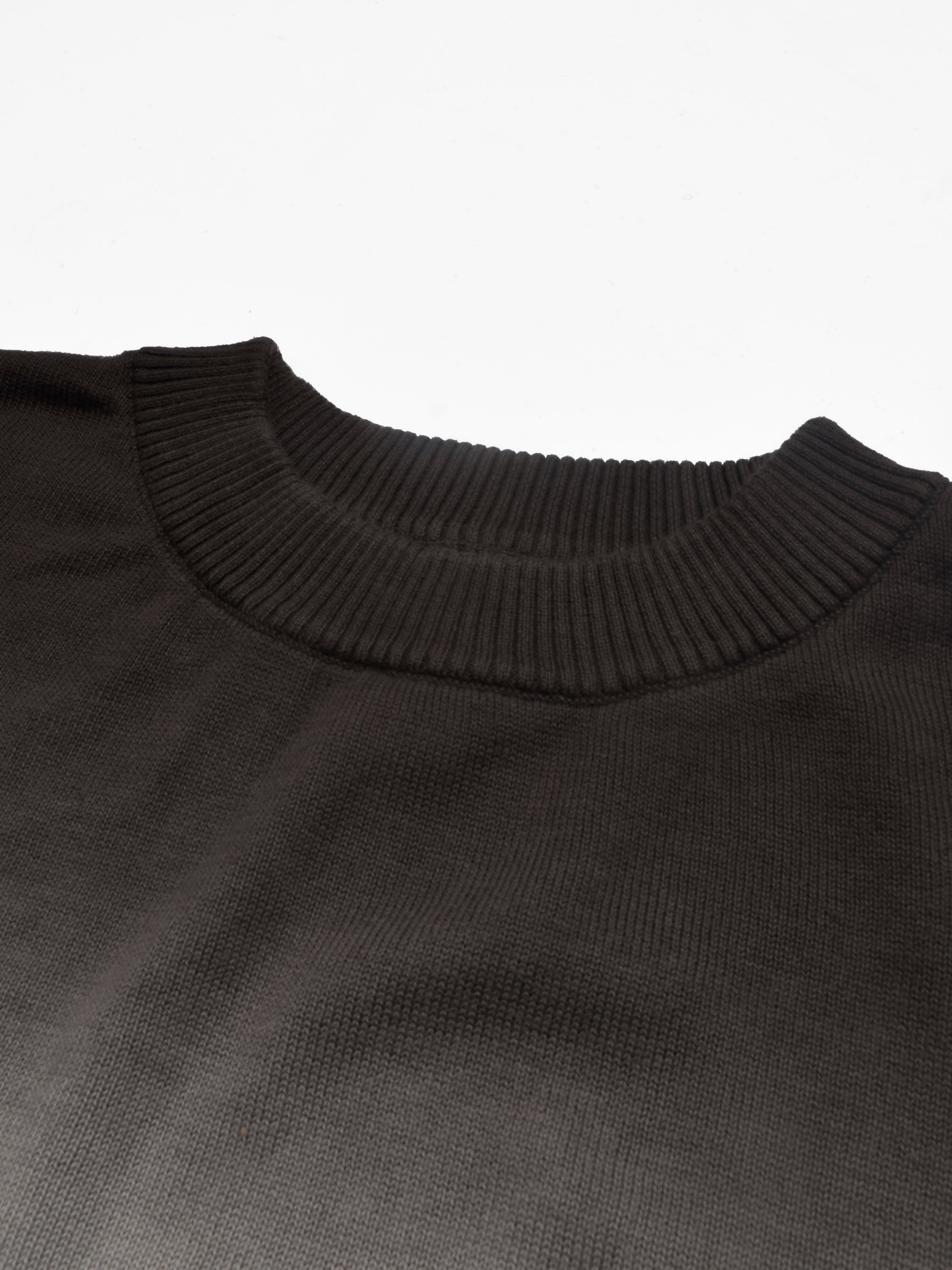 Sixteen Fashion Wool Crew Neck Sweater For Women-Olive with Allover Faded-RT2277