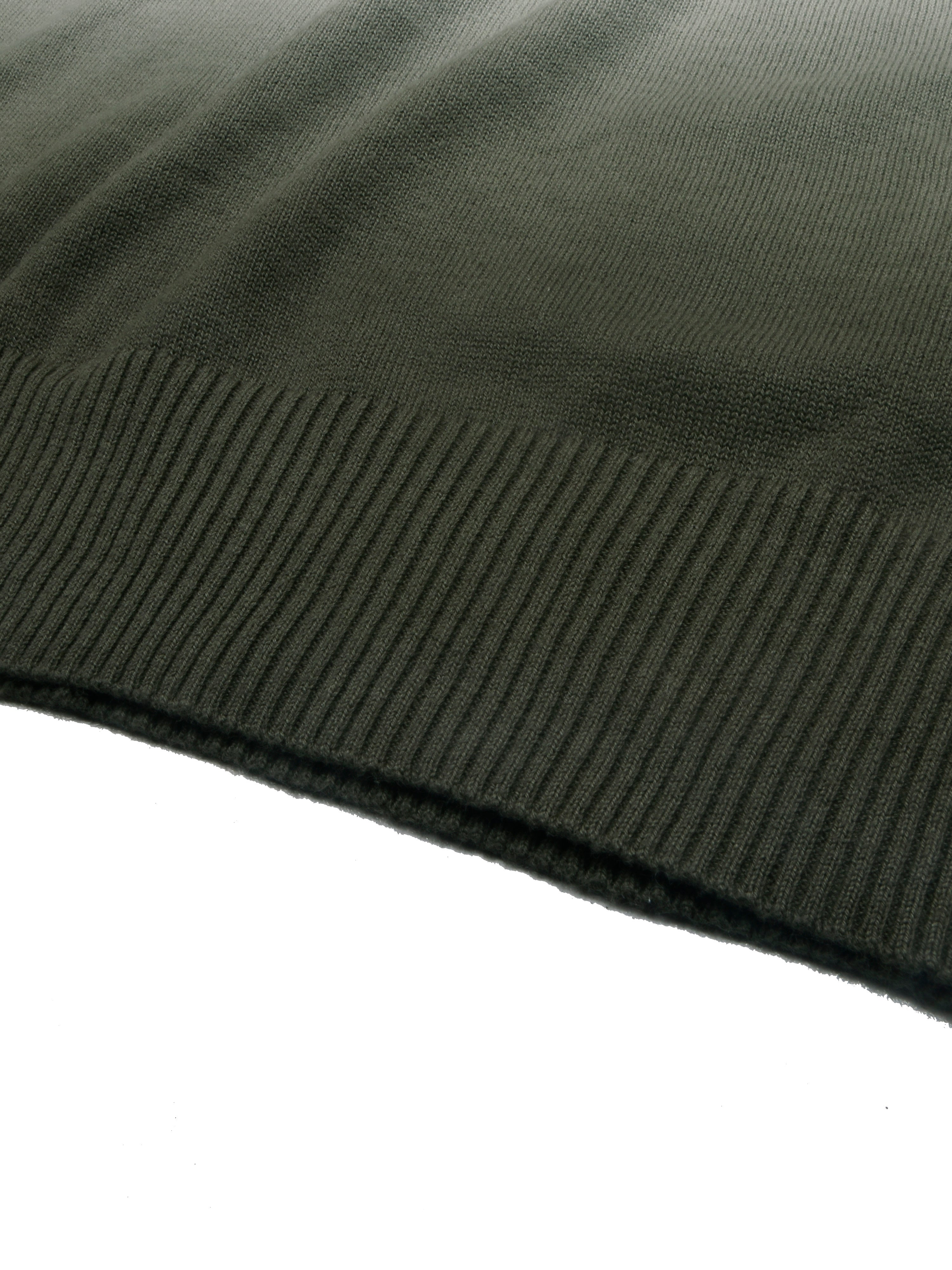 Sixteen Fashion Wool Crew Neck Sweater For Women-Olive with Allover Faded-RT2277