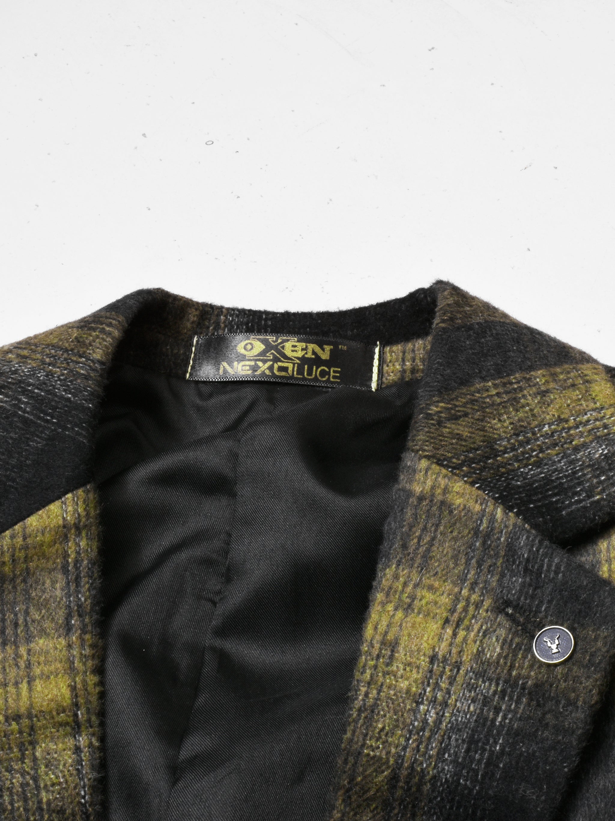 Oxen Premium Regular Fit Checked Blazer For Men-BR14271