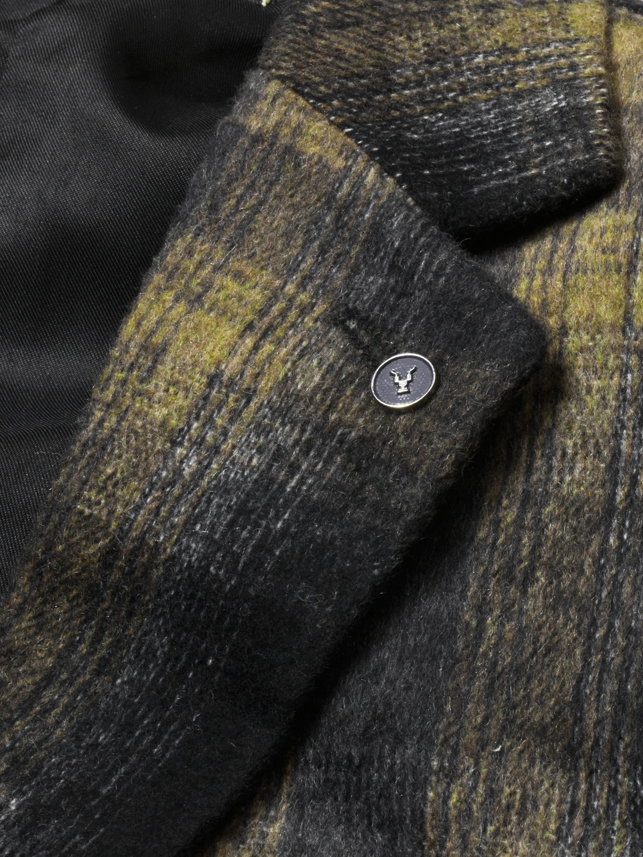 Oxen Premium Regular Fit Checked Blazer For Men-BR14271