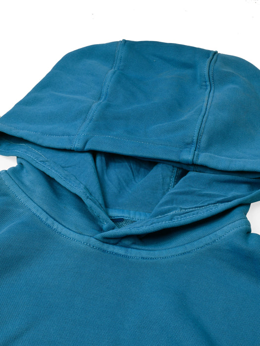 Next Terry Fleece half Sleeve Pullover Hoodie For Men Blue-RT2137