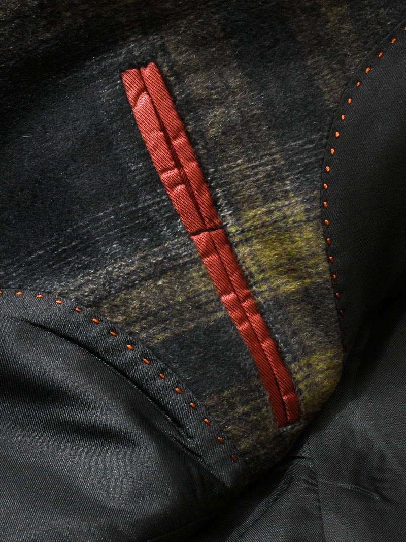 Oxen Premium Regular Fit Checked Blazer For Men-BR14271