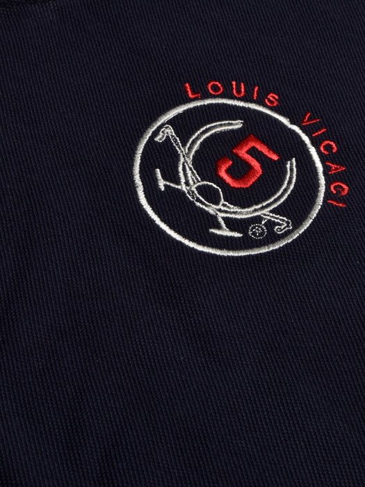 LV Summer Polo Shirt For Men-Dark Navy-RT2378