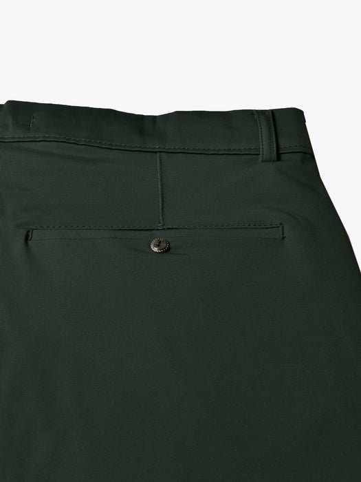 Versace Super Stretchy Slim Fit Lycra Pent For Men-Dark Forest Green-BR15801