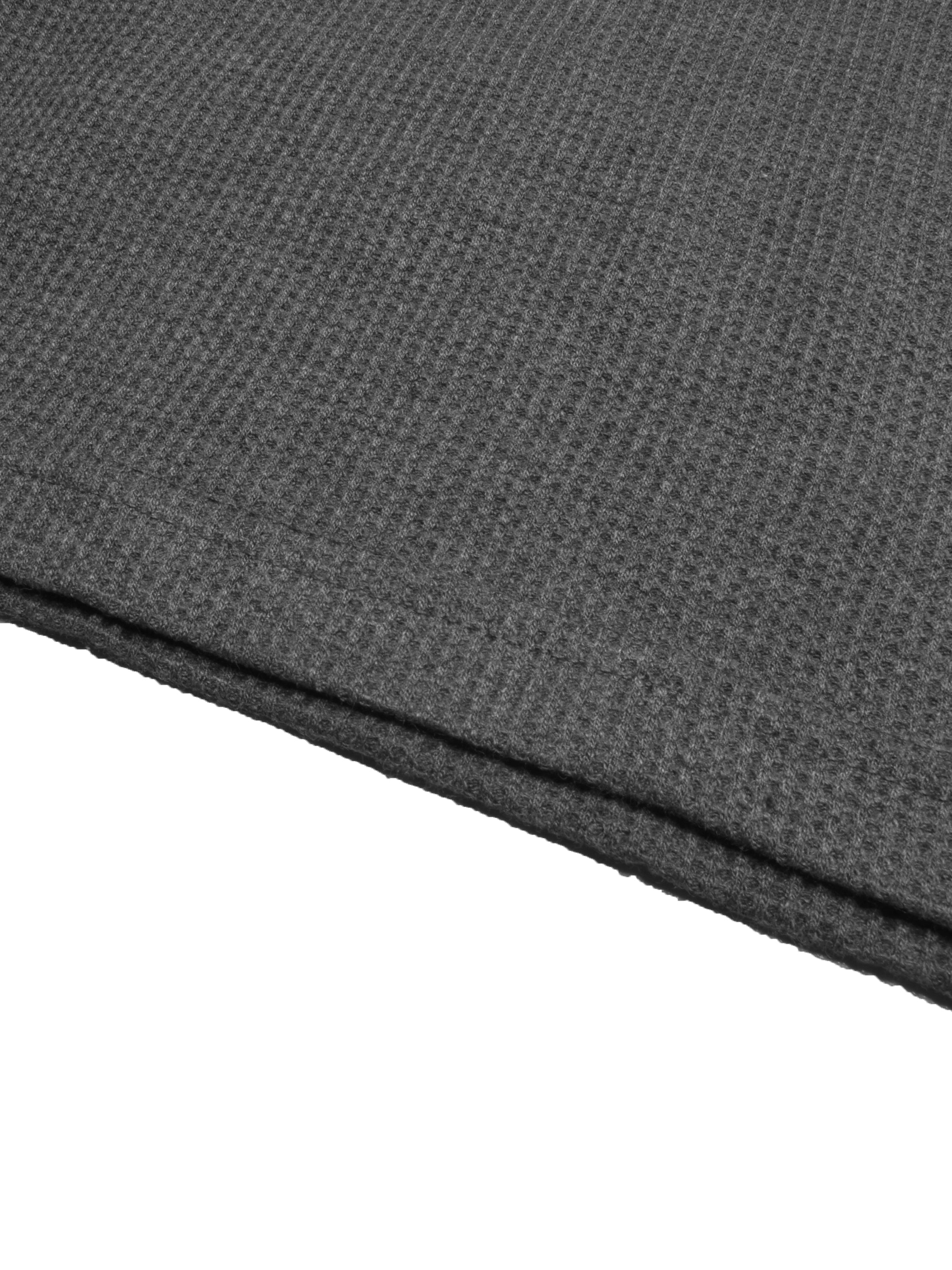 LV Crew Neck Long Sleeve Thermal Tee Shirt For Kids-Red with White & Grey-RT2423