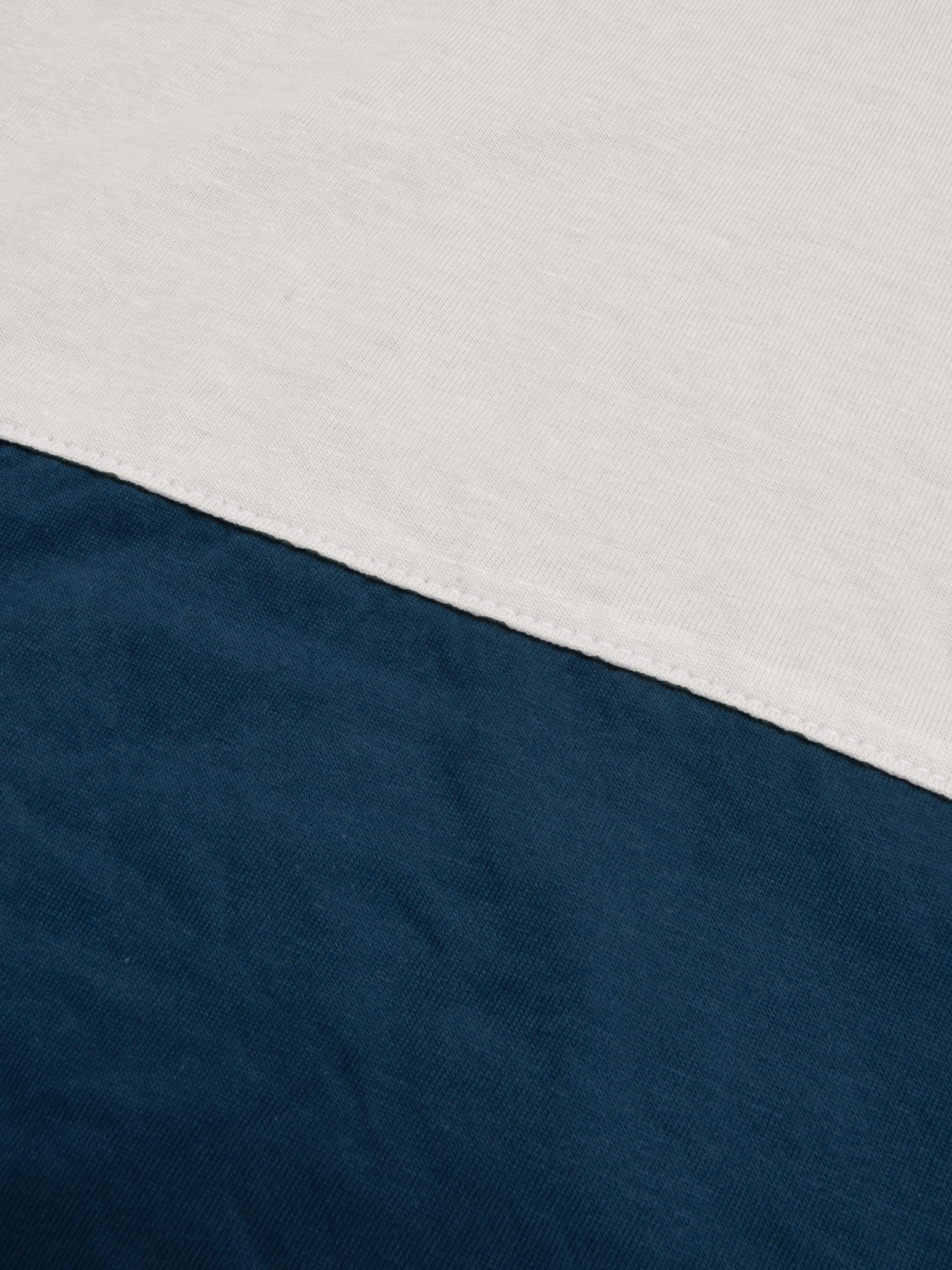 HB Crew Neck Long Sleeve Single Jersey Tee Shirt For Kids-Green with Off White & Blue-RT2417