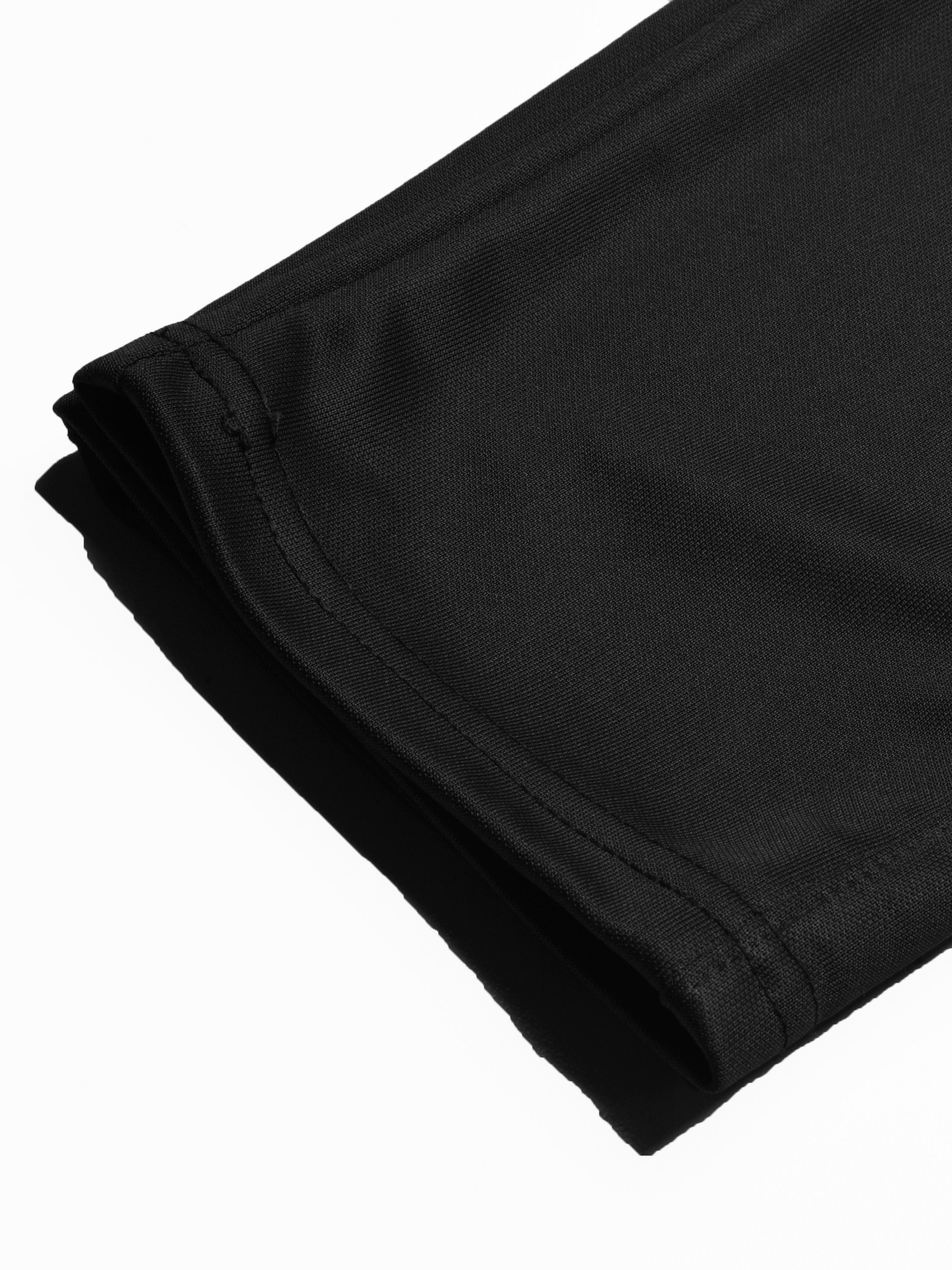 Louis Vicaci Interlock Stretchy Slim Fit Pent For Men-Black-RT2454