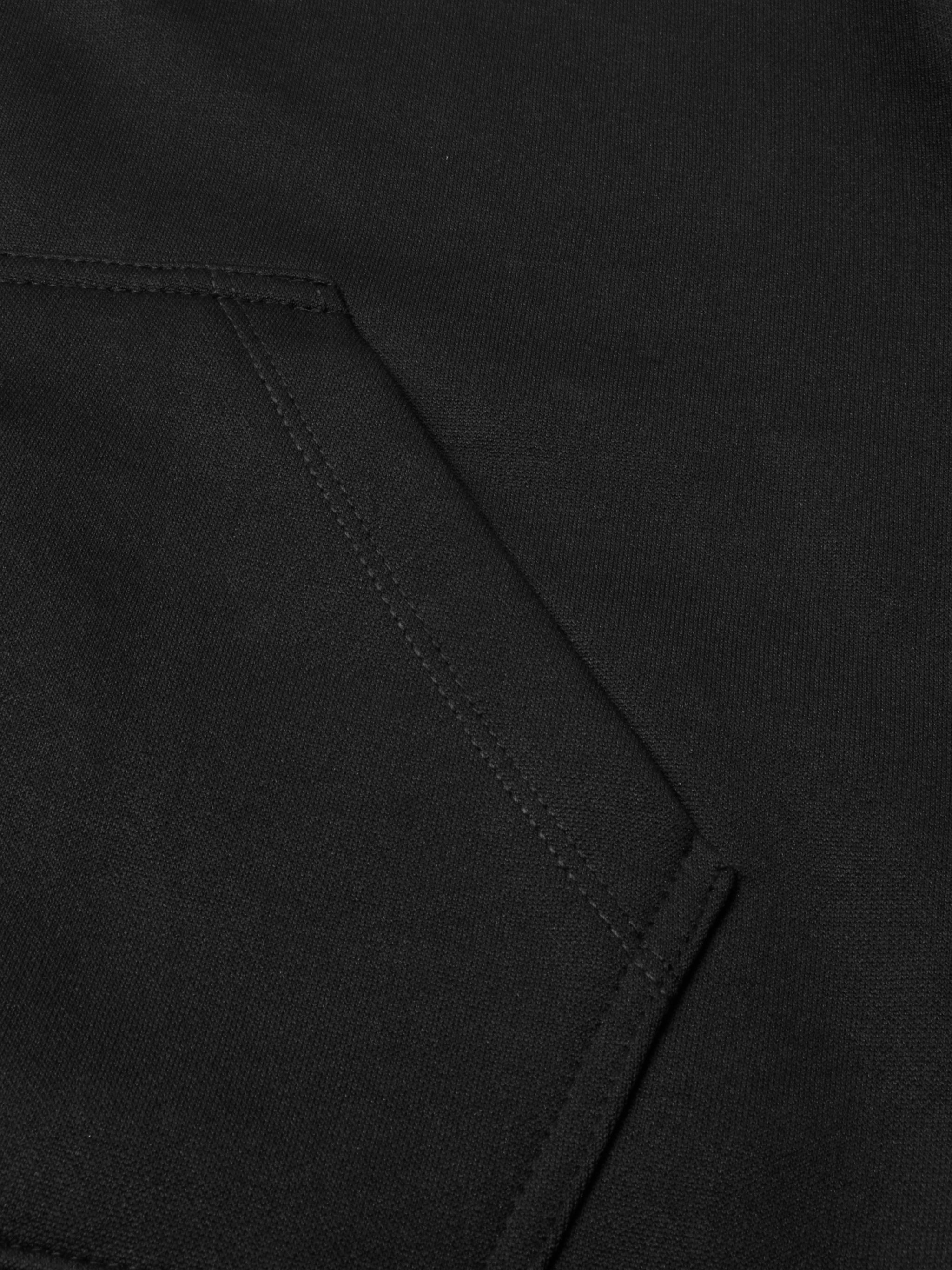Louis Vicaci Lightning Flash Zipper Hooded Training Tracksuit For Men-Black-RT1159
