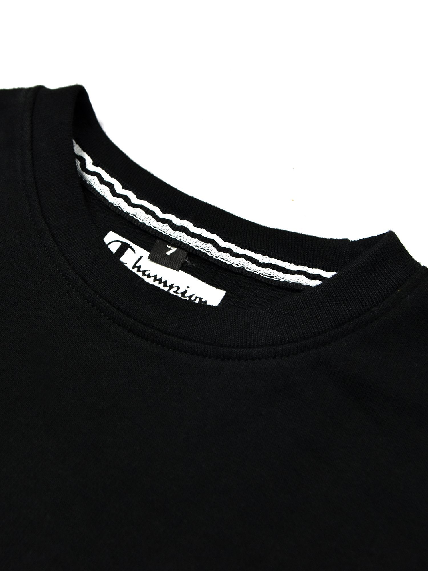 Champions Terry Fleece Sweatshirt For Kids-Black-SP5486