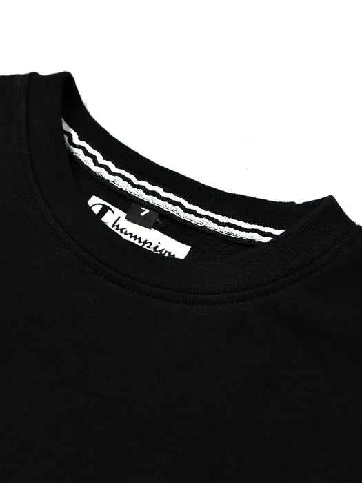 Champions Terry Fleece Sweatshirt For Kids-Black-SP5486