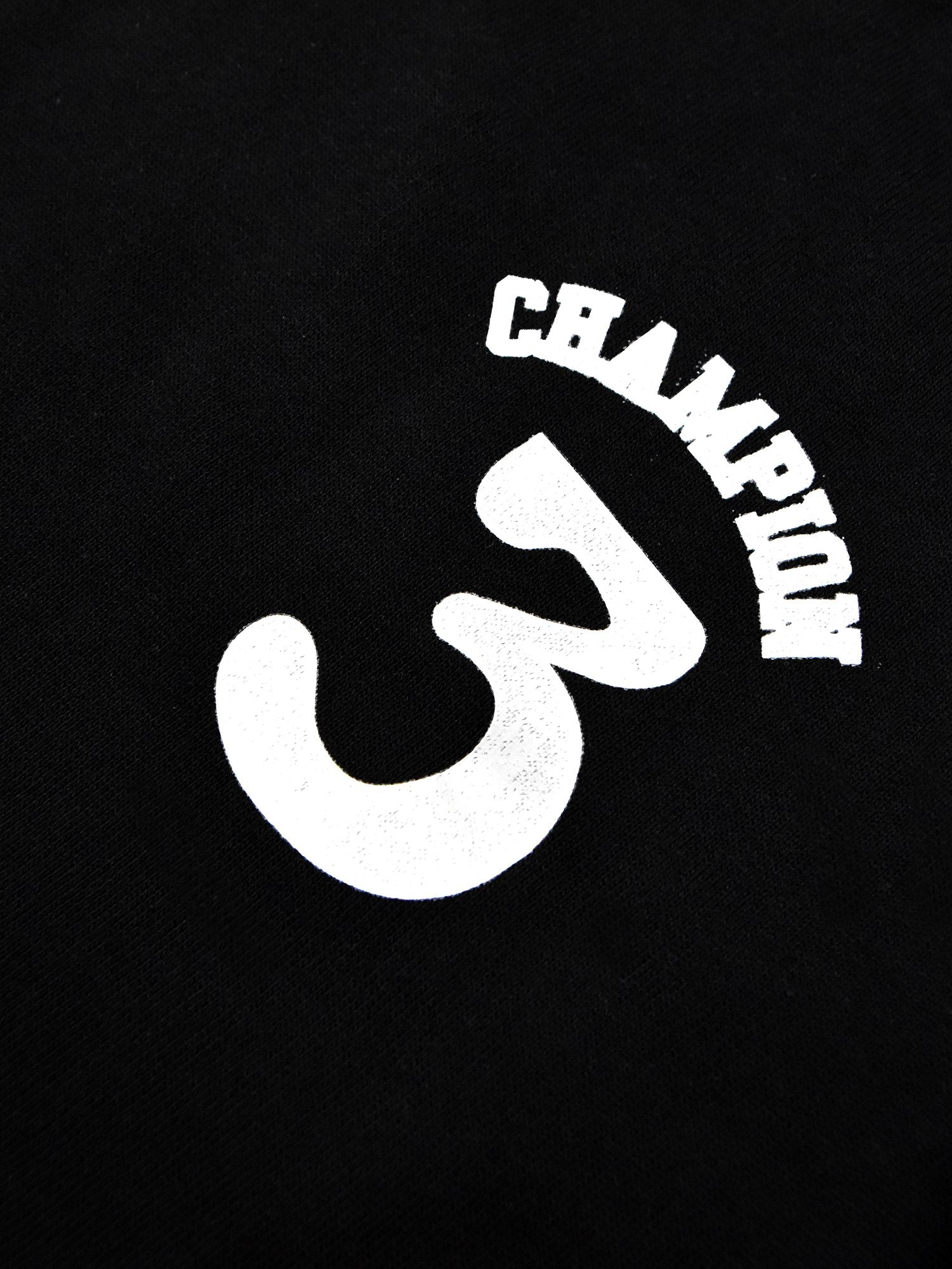 Champions Terry Fleece Sweatshirt For Kids-Black-SP5486