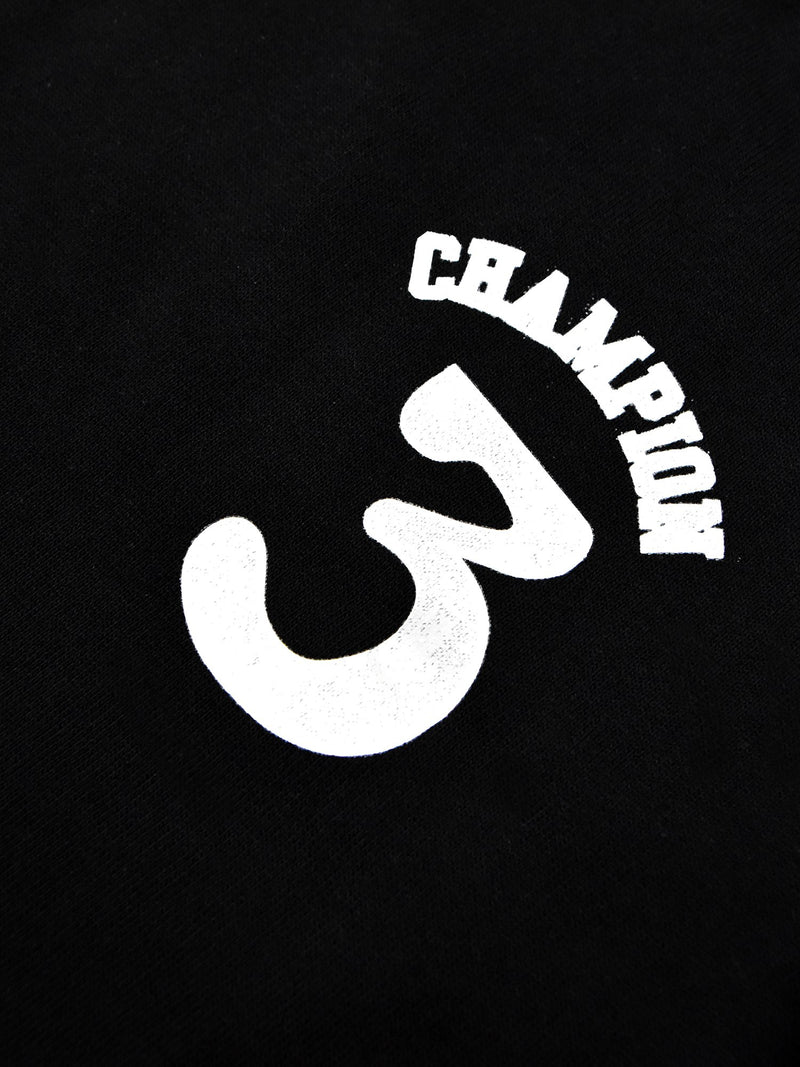 Champions Terry Fleece Sweatshirt For Kids-Black-SP5486