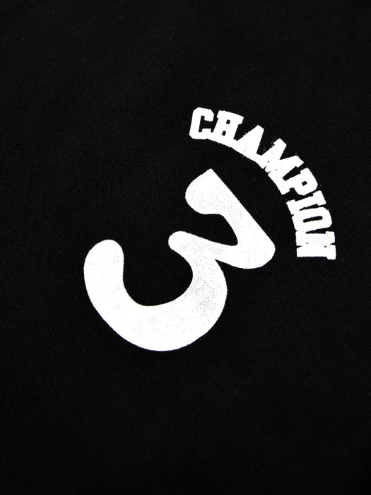 Champions Terry Fleece Sweatshirt For Kids-Black-SP5486