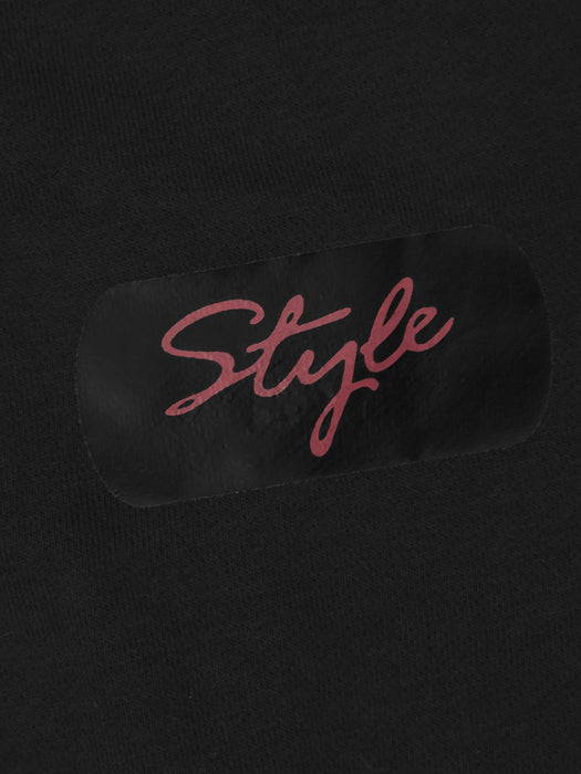 Next Fleece Zipper Hoodie For Men-Light Black-NA13935