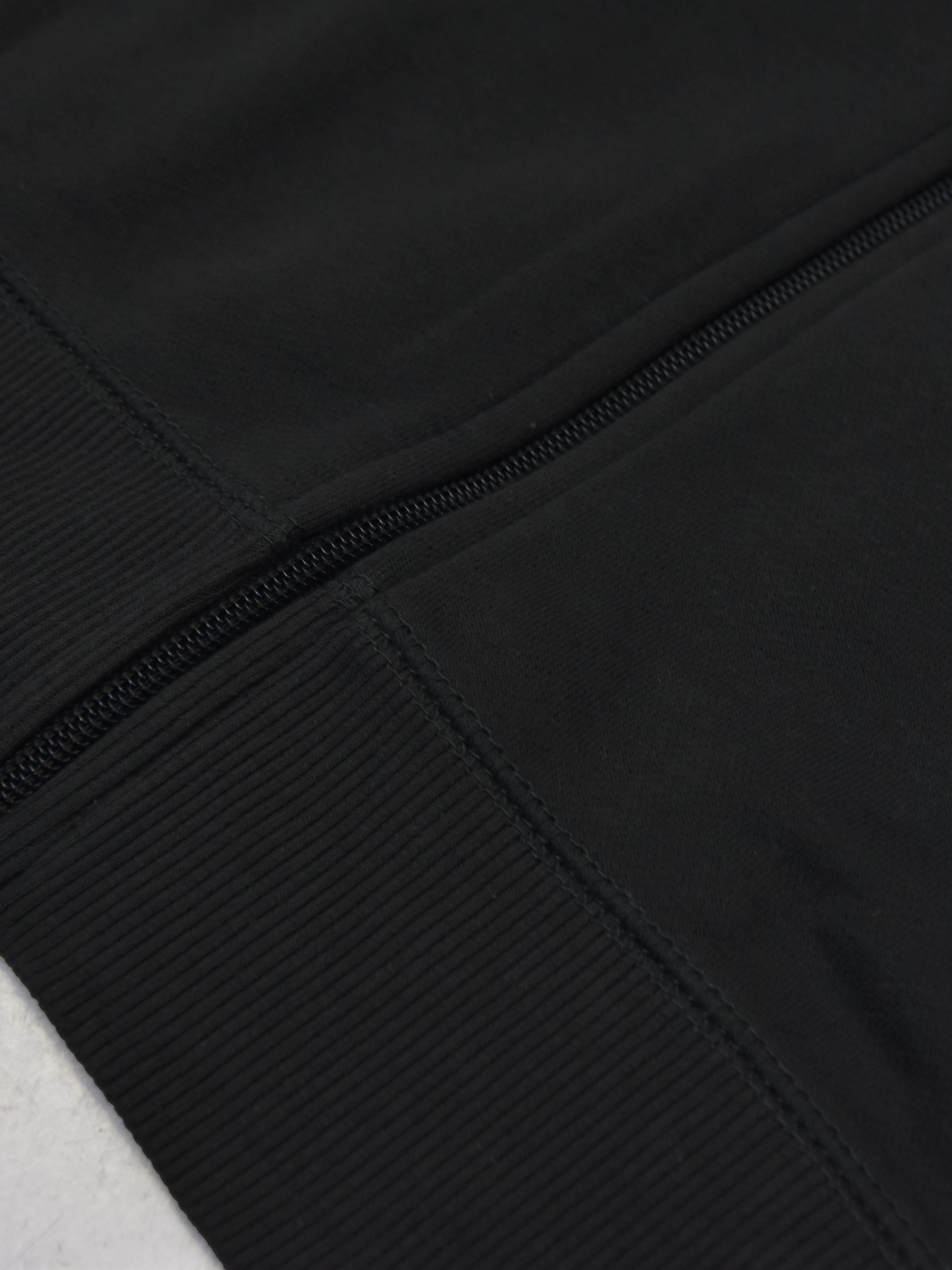Next Fleece Zipper Hoodie For Men-Light Black-NA13935