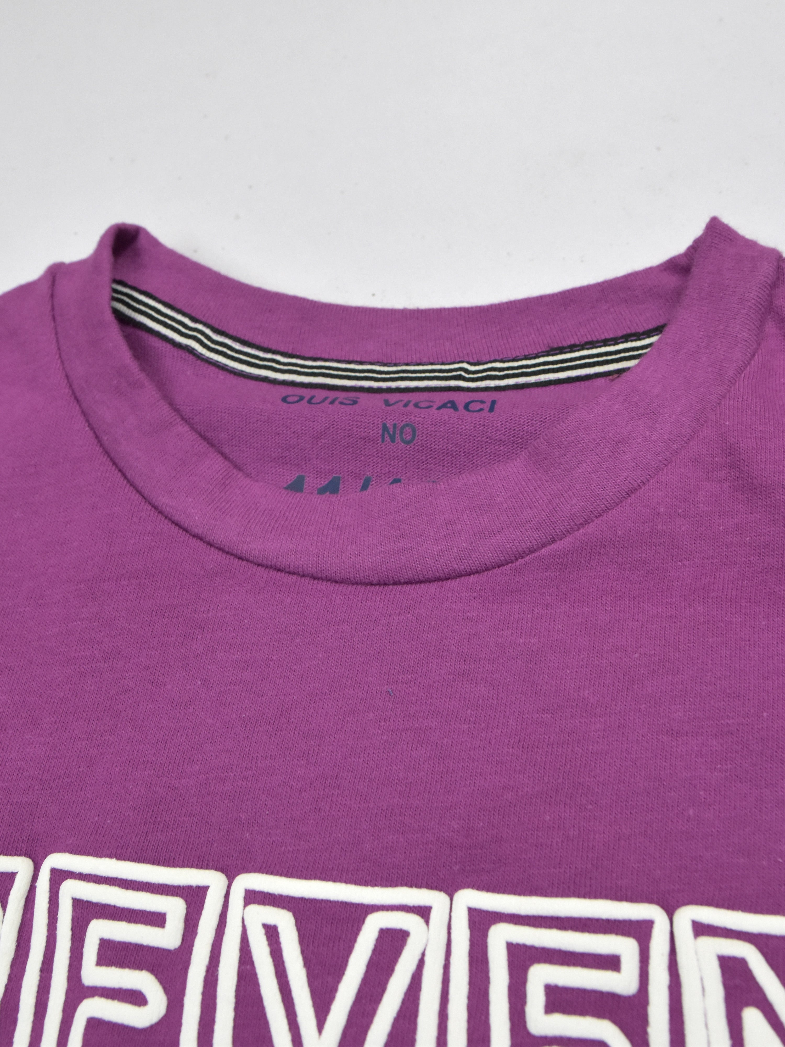 7 Star Single Jersey Crew Neck Tee Shirt For Kids-Magenta-RT232