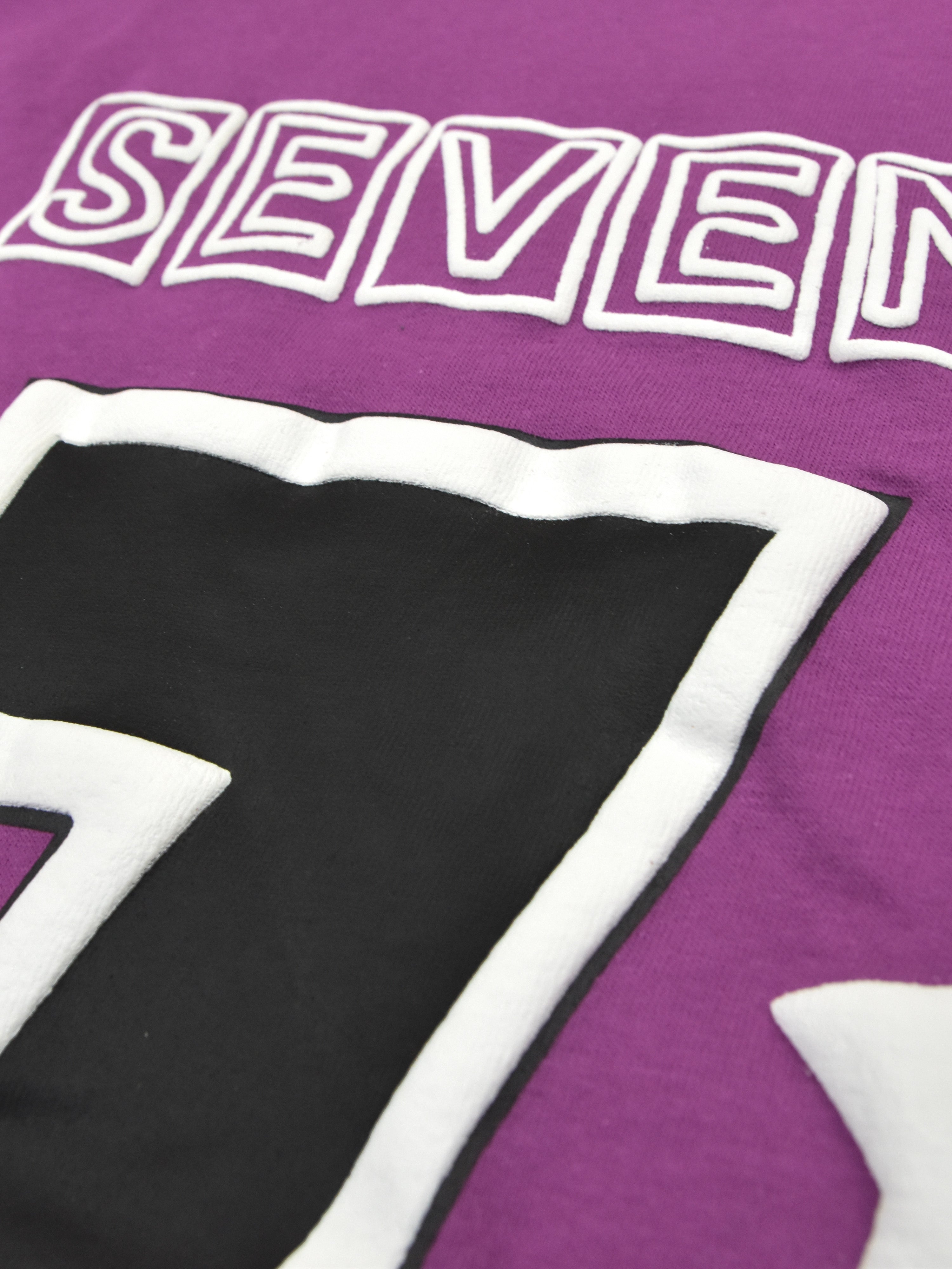 7 Star Single Jersey Crew Neck Tee Shirt For Kids-Magenta-RT232