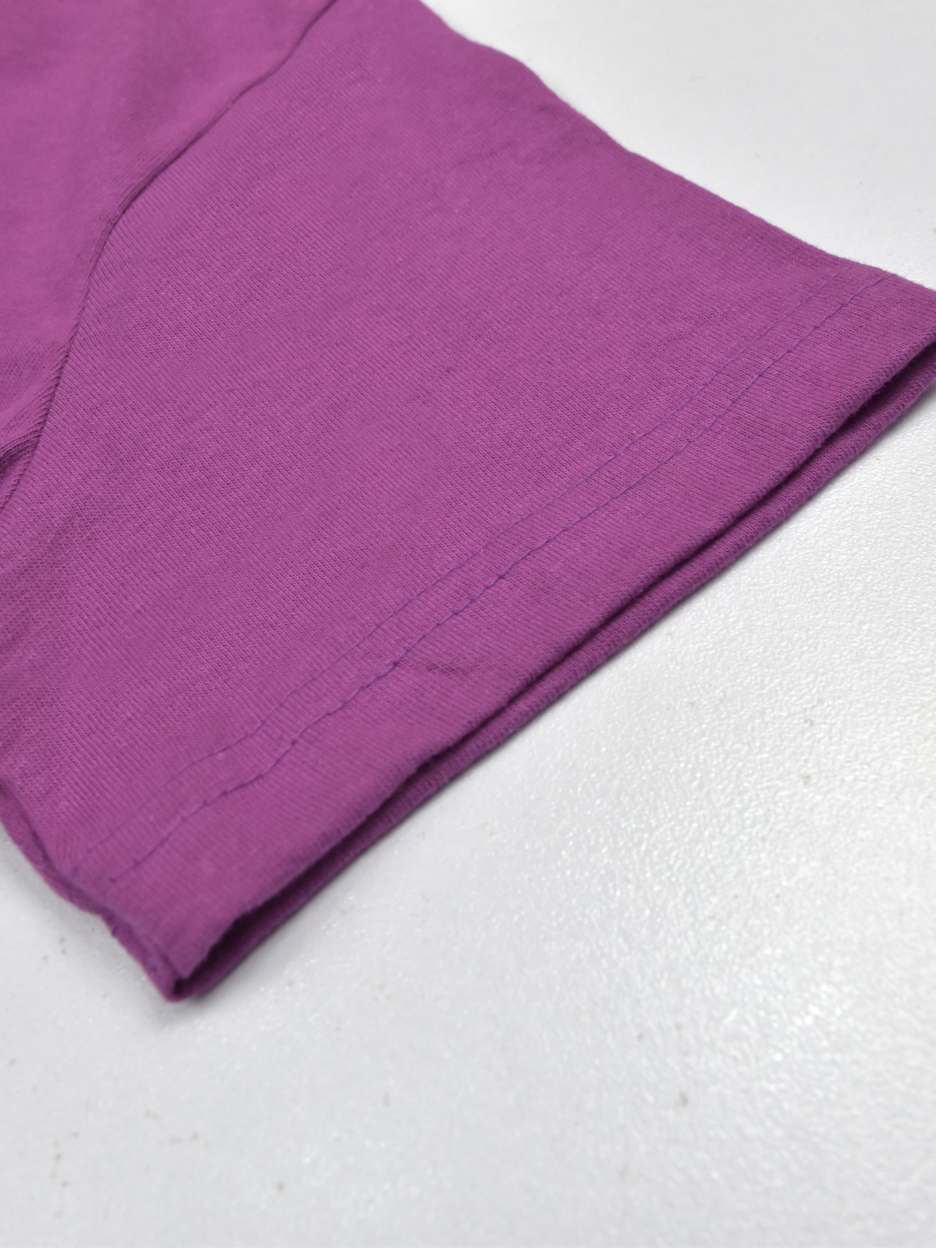 7 Star Single Jersey Crew Neck Tee Shirt For Kids-Magenta-RT232