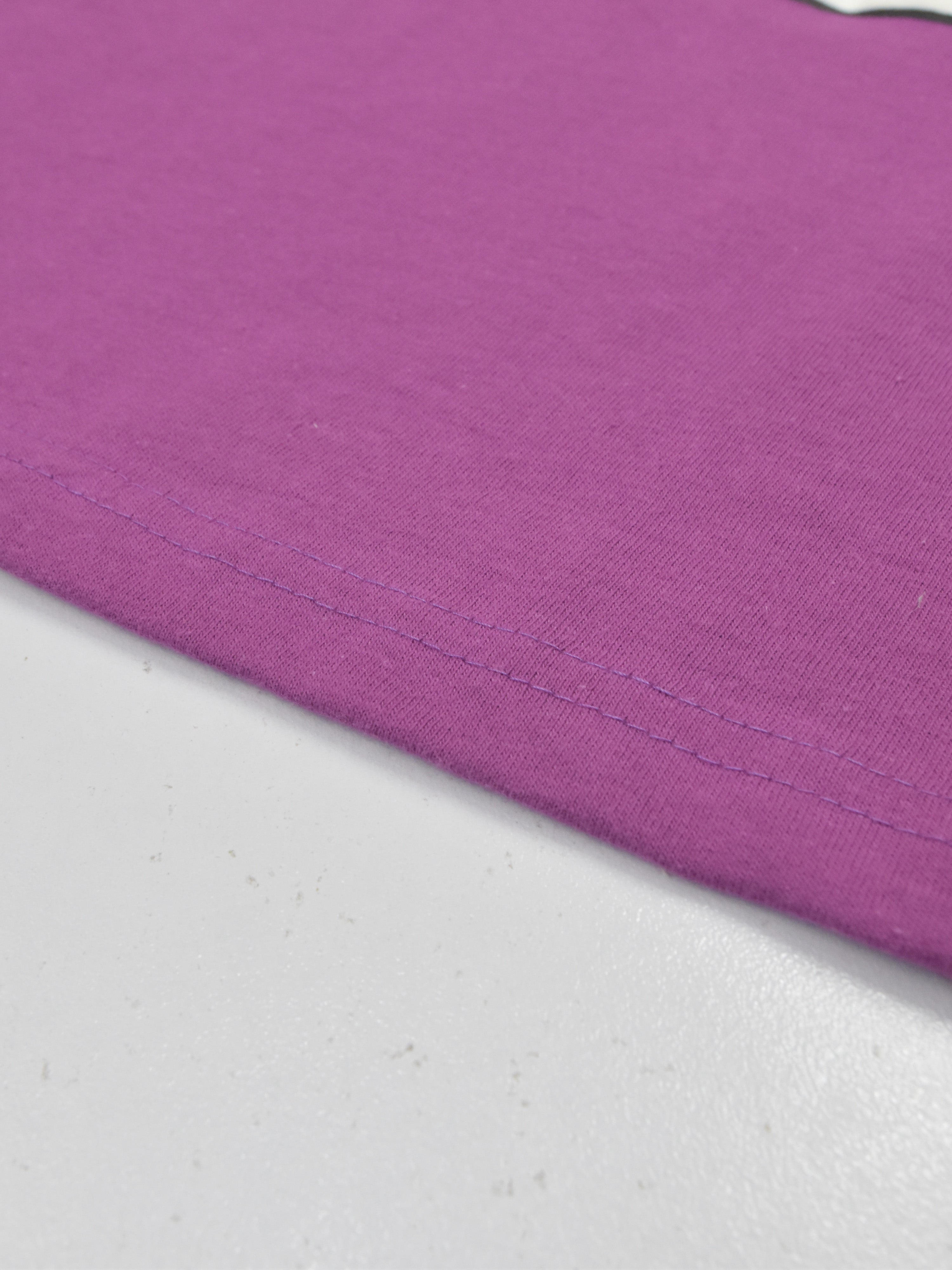 7 Star Single Jersey Crew Neck Tee Shirt For Kids-Magenta-RT232