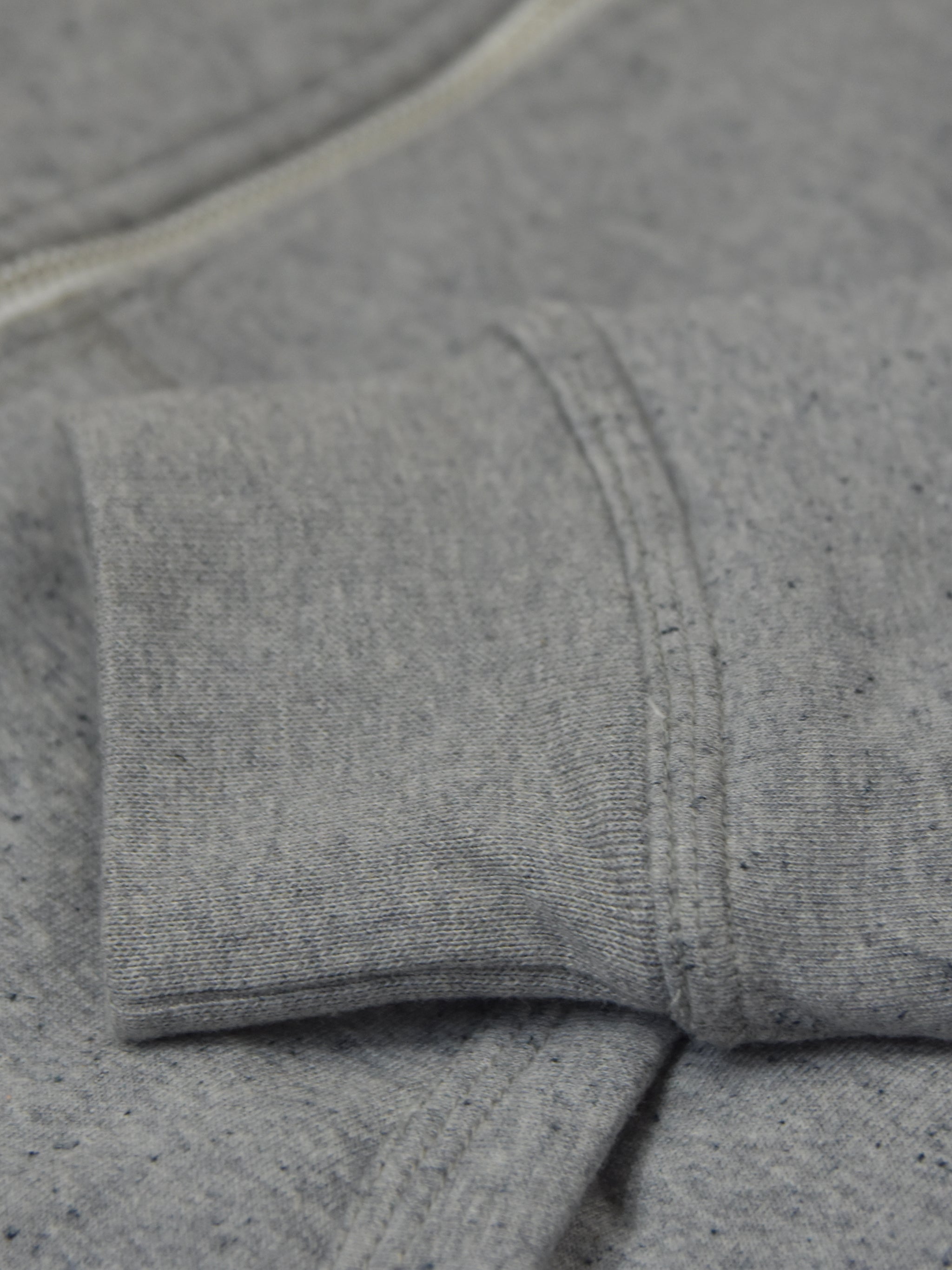 Adidas Faux Fur Zipper Hoodie For Men-Grey Melange-NA13961