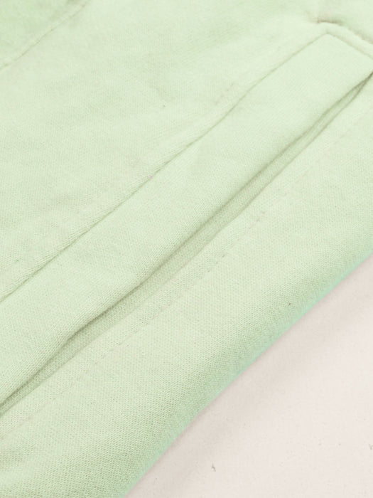 McKenzie Stylish Long Trench Coat For Ladies-Light Smoke Green-BR49