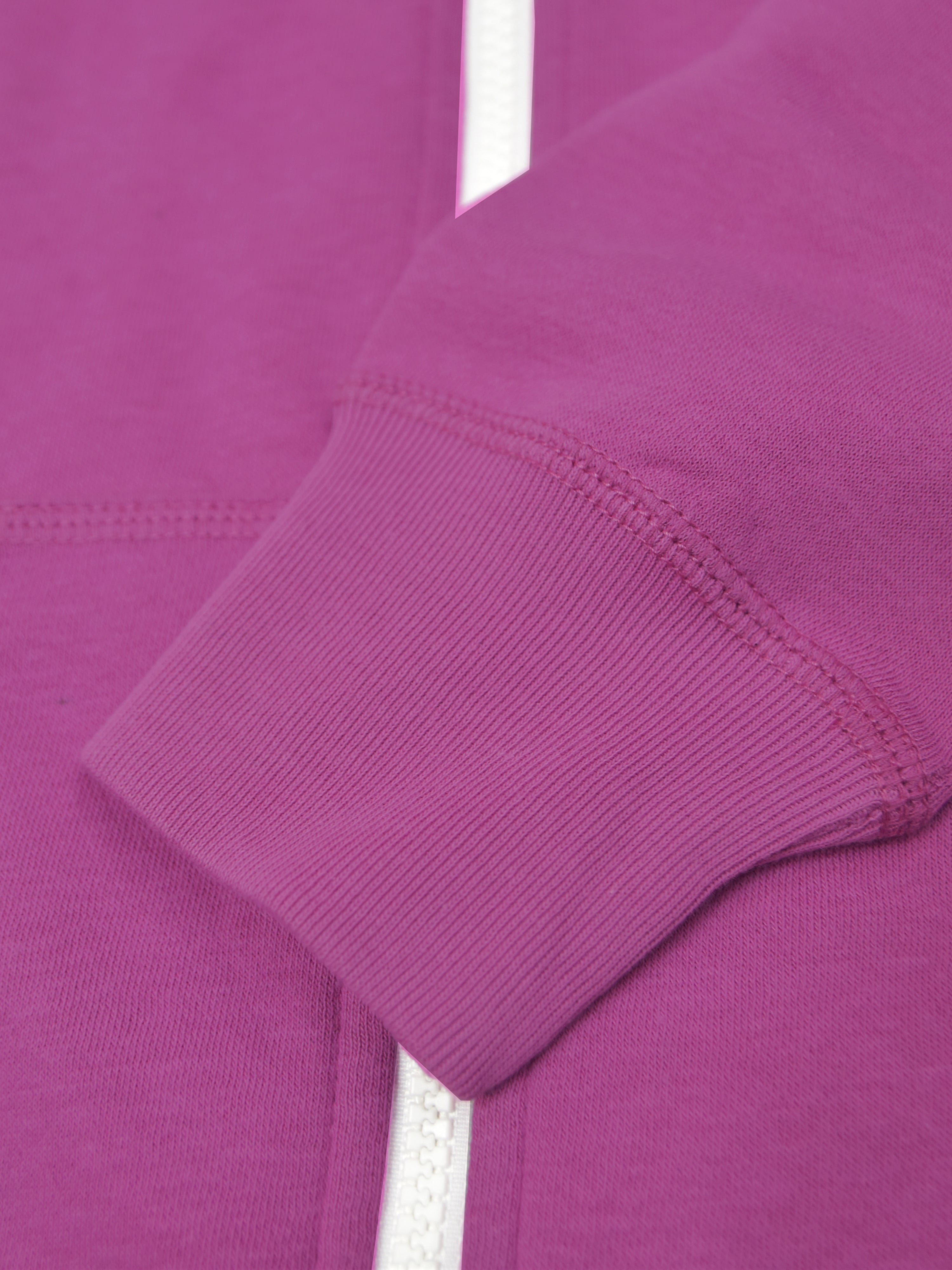 NK Fleece Zipper Hoodie For Men-Magenta-SP6224
