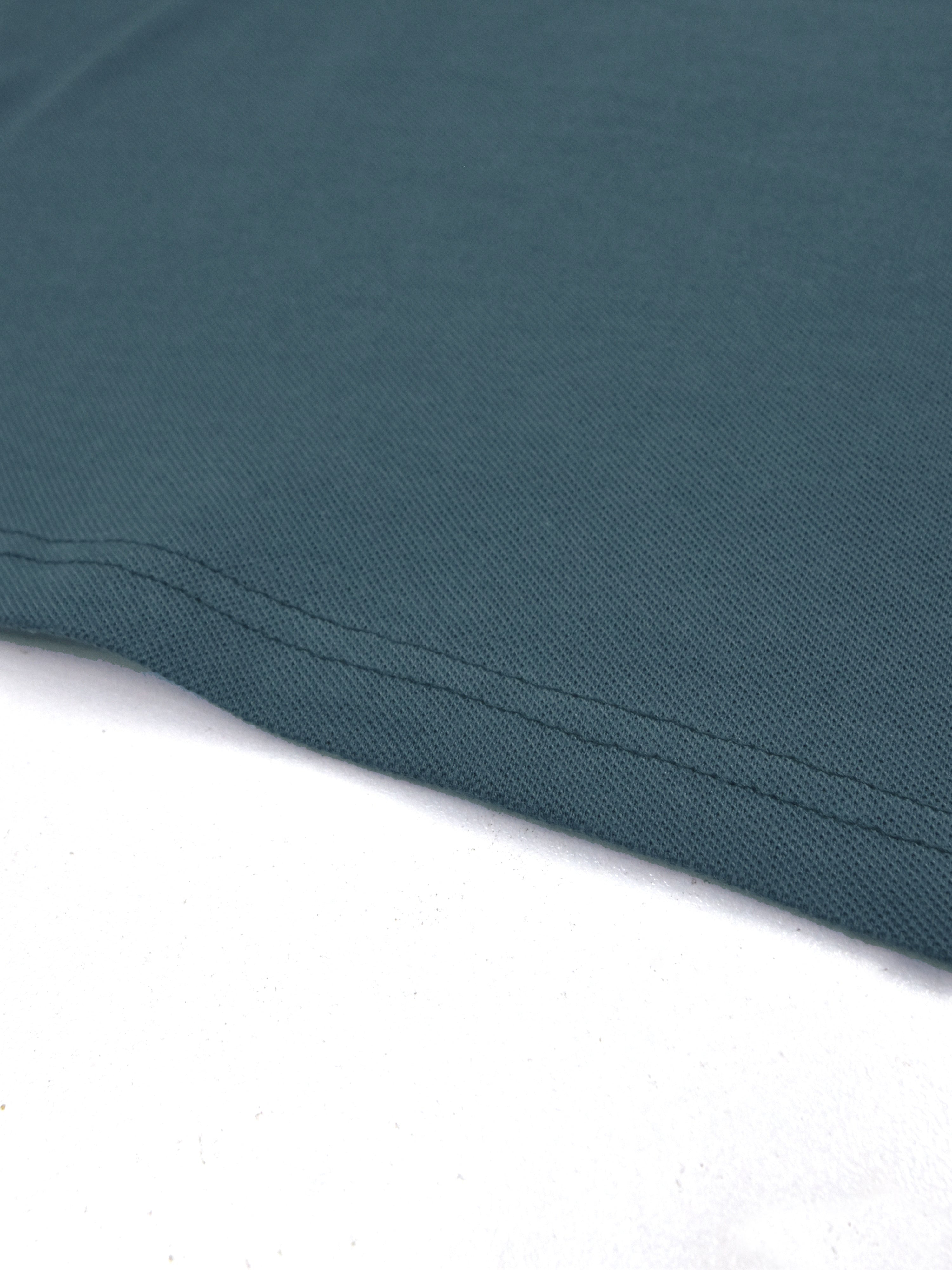 Summer Polo Shirt For Men-Slate Blue with Black-RT2362