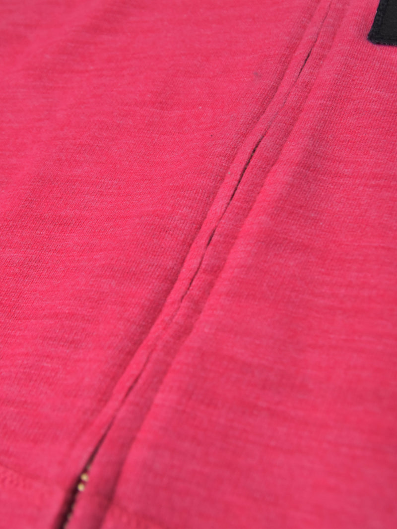 NK Terry Fleece Zipper Hoodie For Men-Pink Melange-SP6239