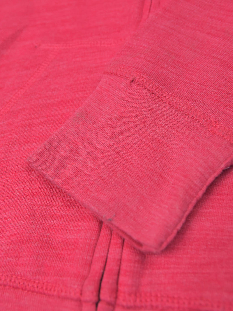 NK Terry Fleece Zipper Hoodie For Men-Pink Melange-SP6239