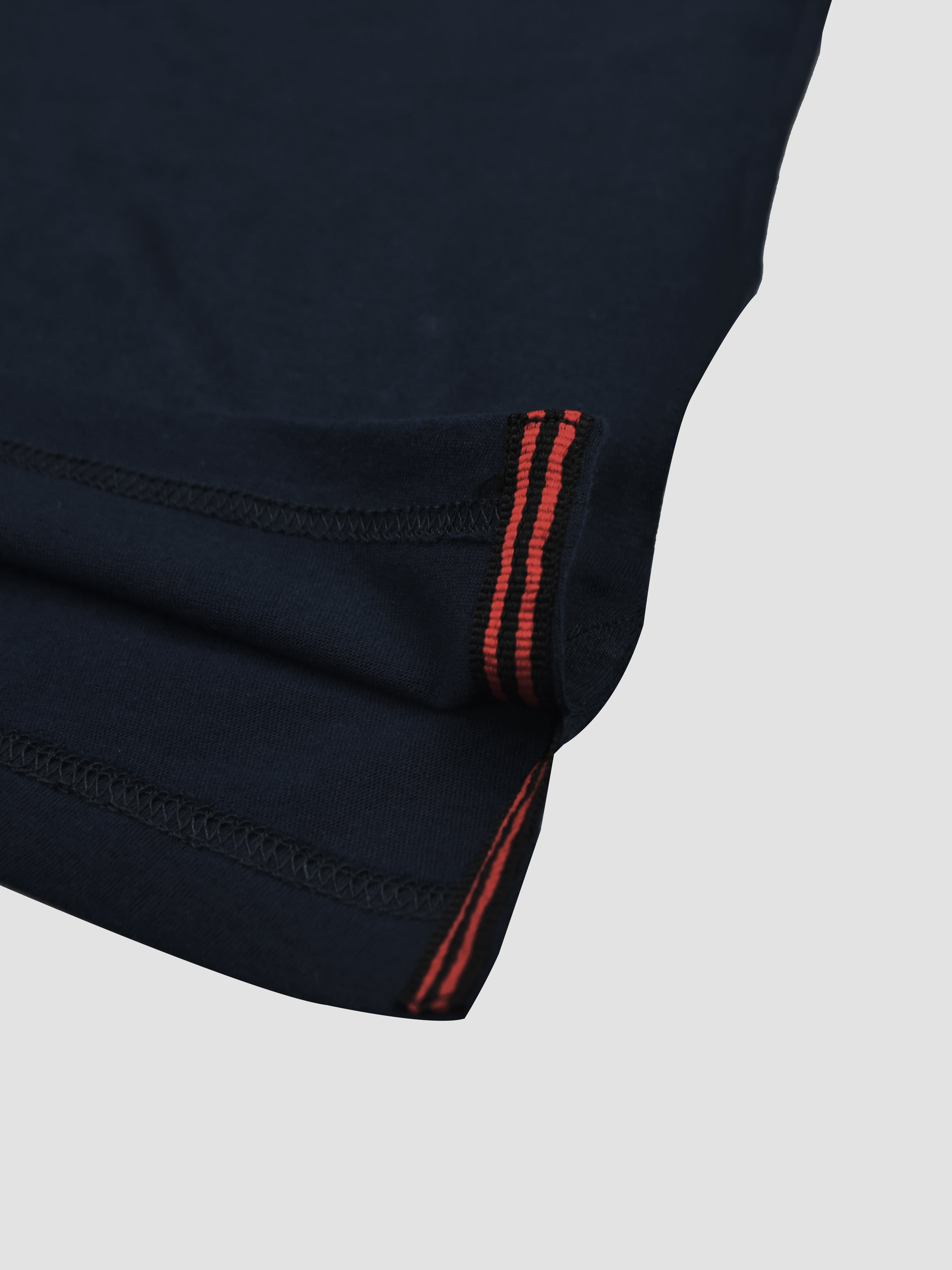 U.S.P.A Long Sleeve Polo Shirt For Men-Red & Navy-SP6435