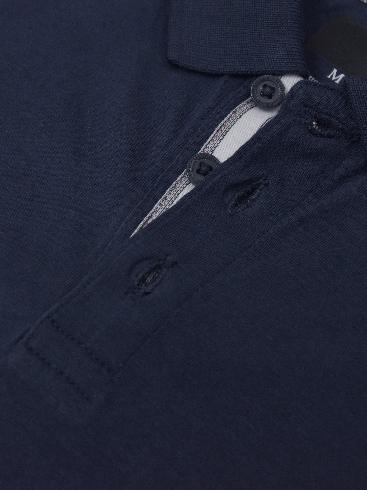 Nxt Single Jersey Half Sleeve Polo For Men-Navy-RT797