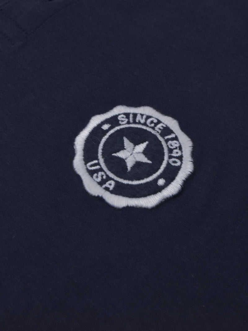 Nxt Single Jersey Half Sleeve Polo For Men-Navy-RT797