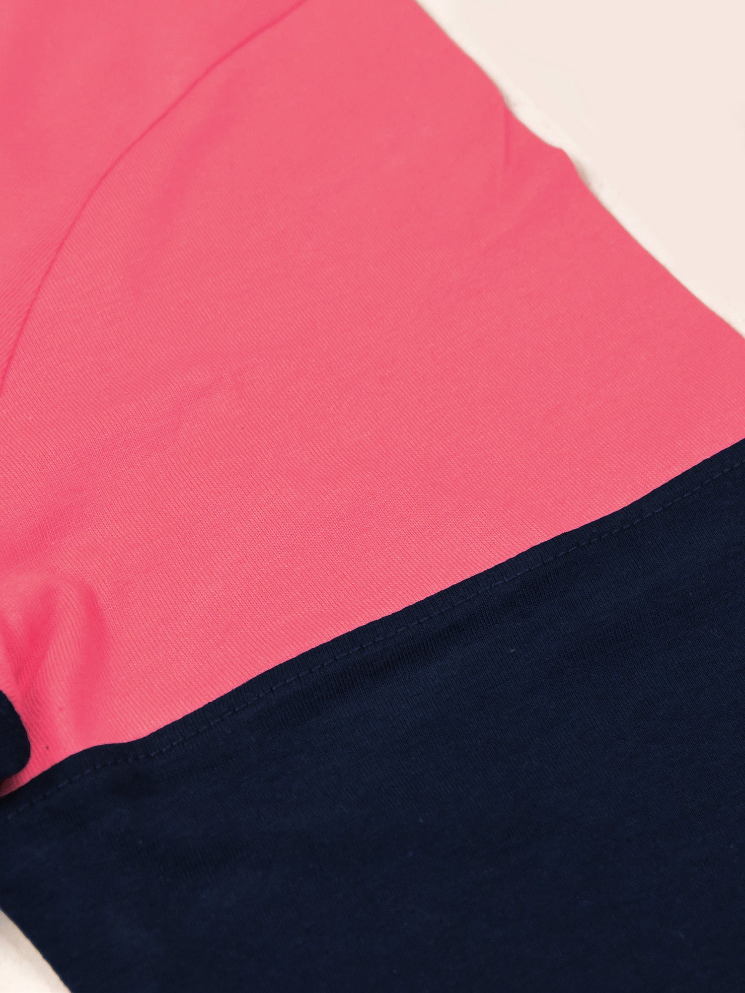 U.S.P.A Long Sleeve Polo Shirt For Men-Pink & Navy-BE16870