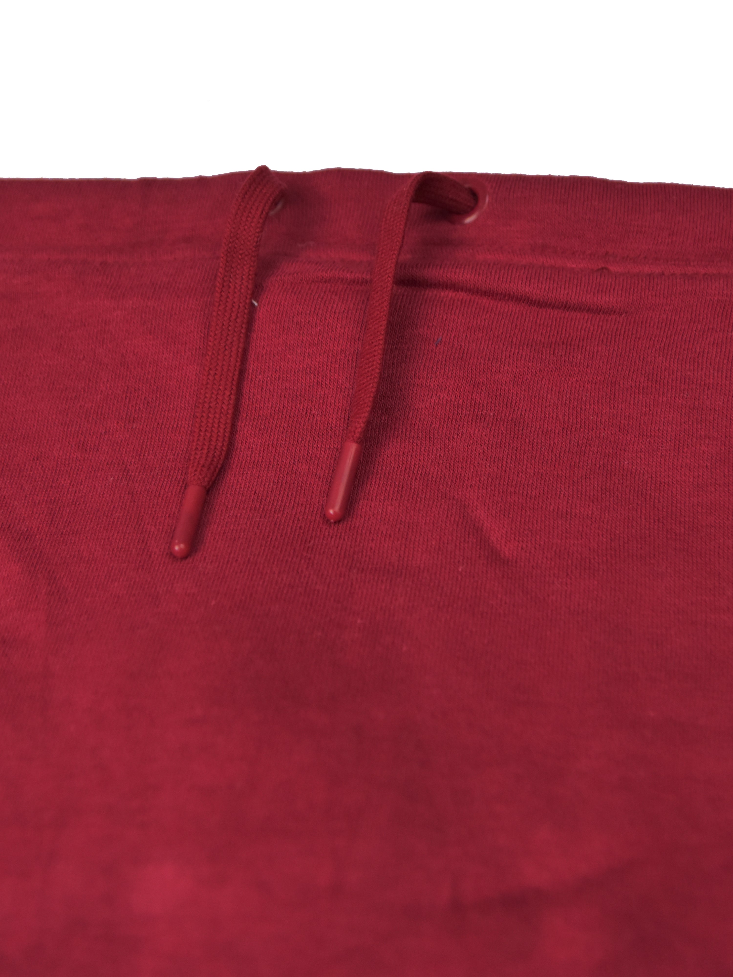 NK Fleece Cowl Neck Sleeveless Hoodie For Men-Maroon-RT2135