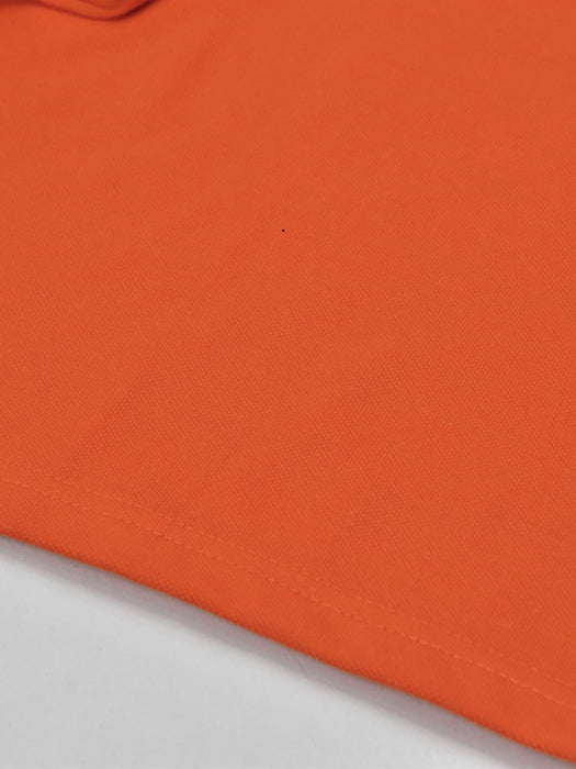 LV Summer Polo Shirt For Men-Orange & Dark Navy-RT2365