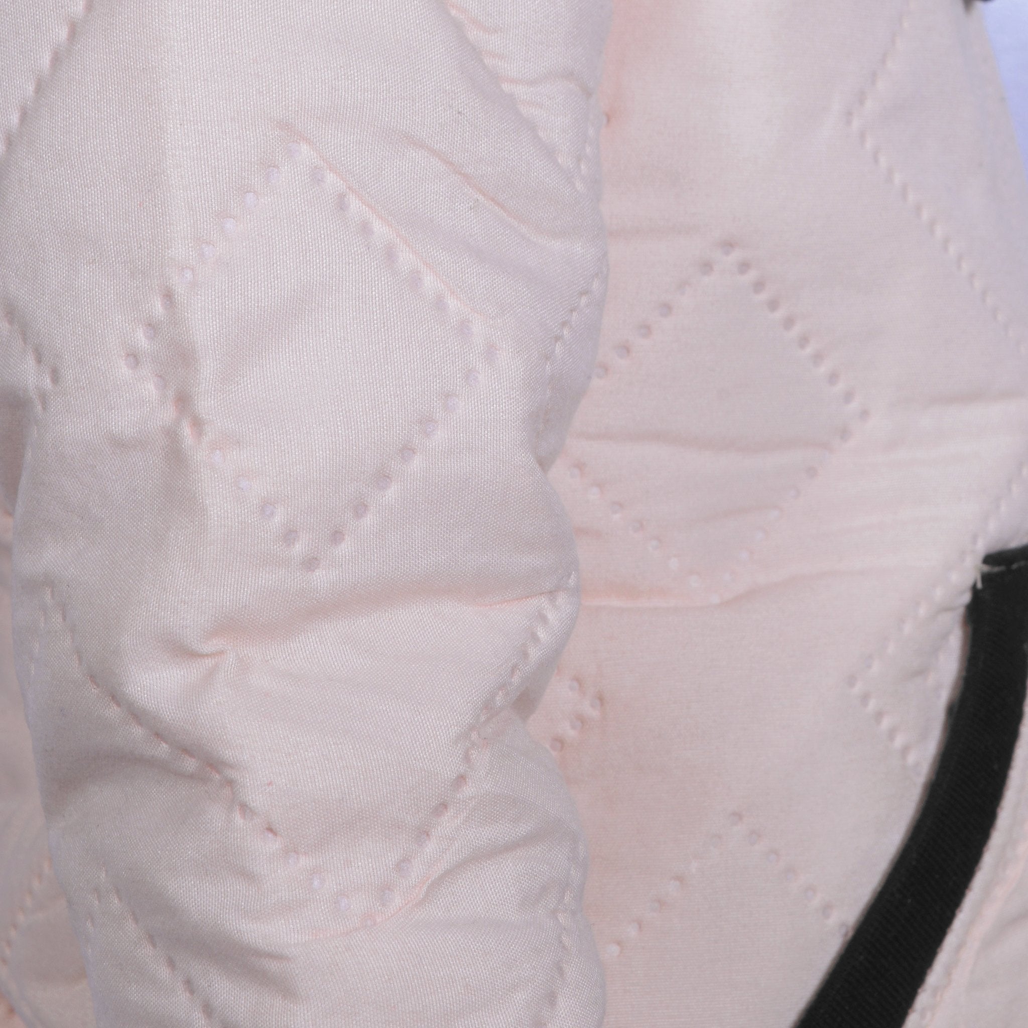 Quilted Zipper Hoodie For Kids-Light Pink-NA10130