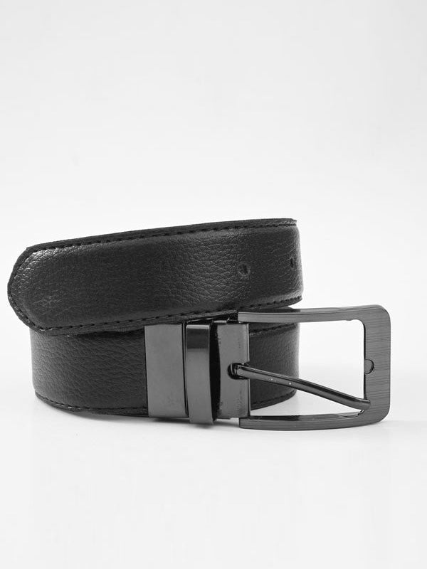 Men's Montpellier Buckle Design Double Sided Genuine Leather Belt-BR273