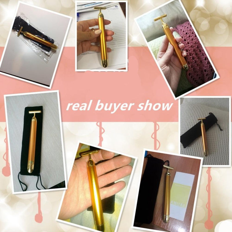 brandsego - Energy Beauty Bar Slimming Roller Vibration Massager Stick-NA8311
