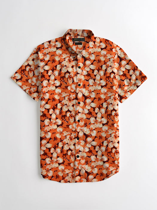 Oxen Nexoluce Premium Slim Fit Casual Shirt For Men-Allover Print-SP6969