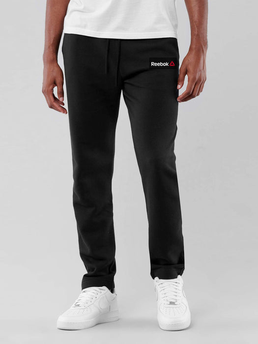 RB Heavy Fleece Straight Fit Trouser For Men-Black-RT1156