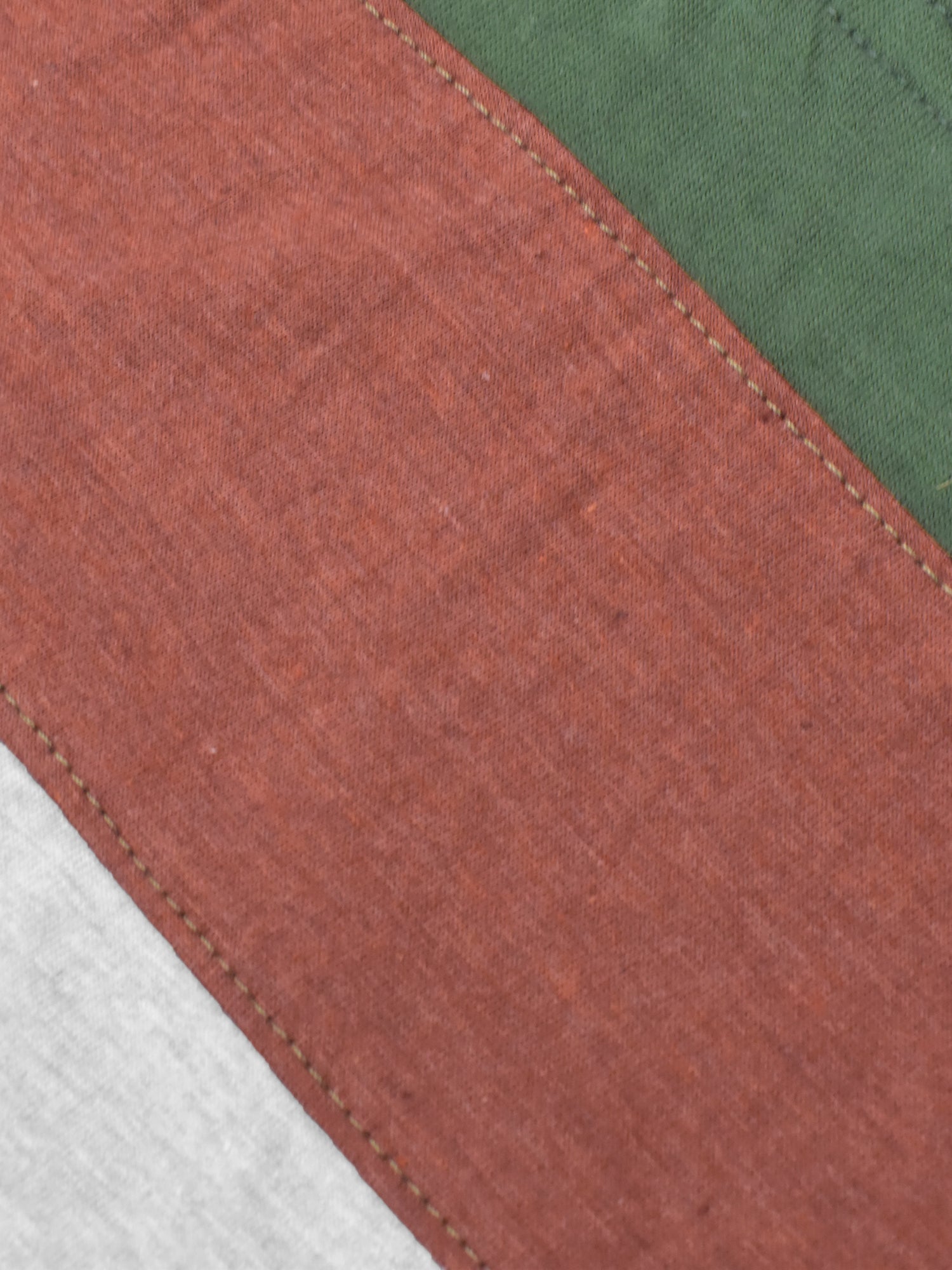 Champion Single Jersey Long Sleeve Polo Shirt For Kids-Green with Brown & Grey Melange Panels-RT979