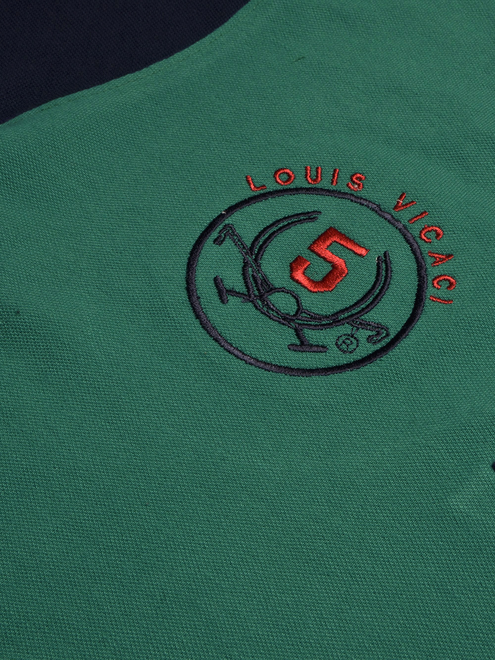 Summer Polo Shirt For Men-Dark Cyan Green Melange & Dark Navy-RT2368