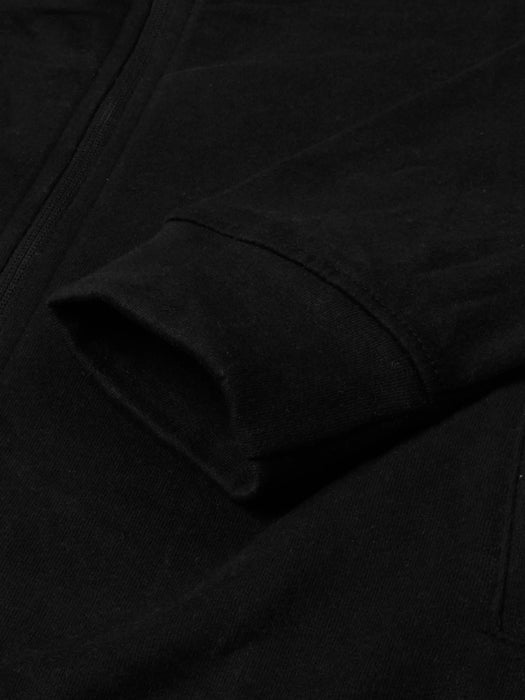 Louis Vicaci Fleece Zipper Tracksuit For Men Black-RT2125