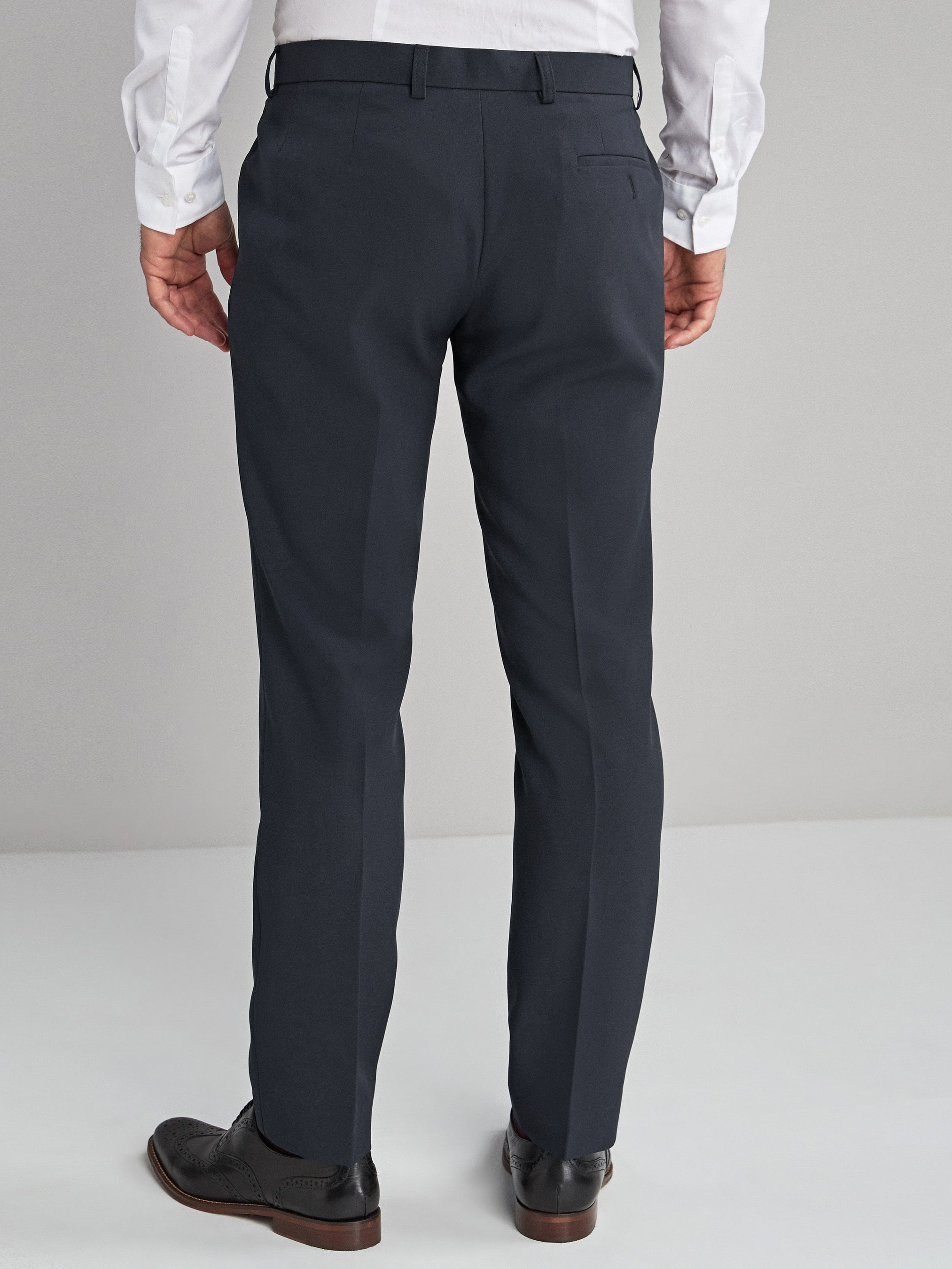 Suriya's Formal Dress Pent For Men-Dark Navy Melange-RT342