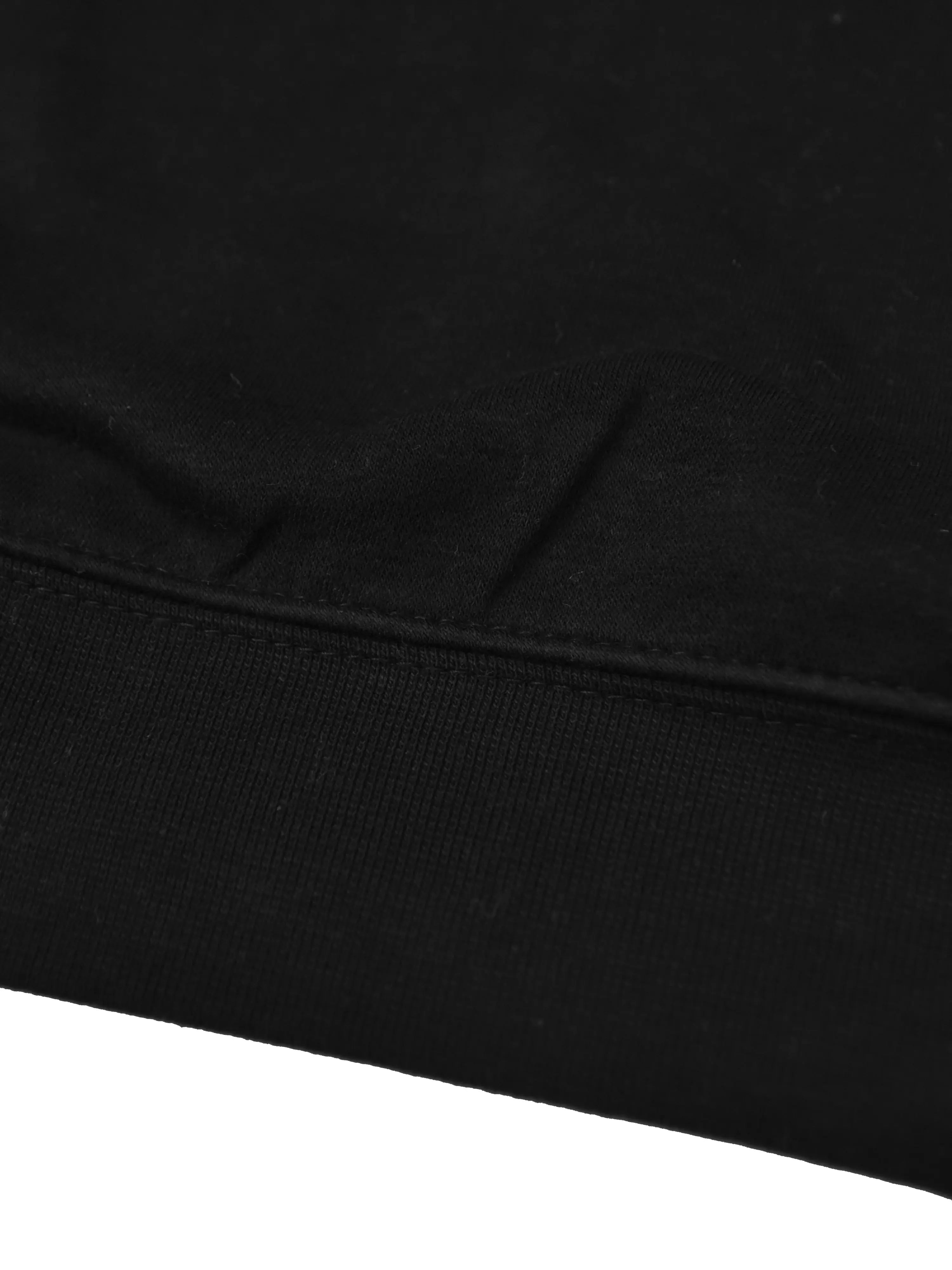 NK Fleece Cowl Neck Sleeveless Hoodie For Men-Black-RT2138