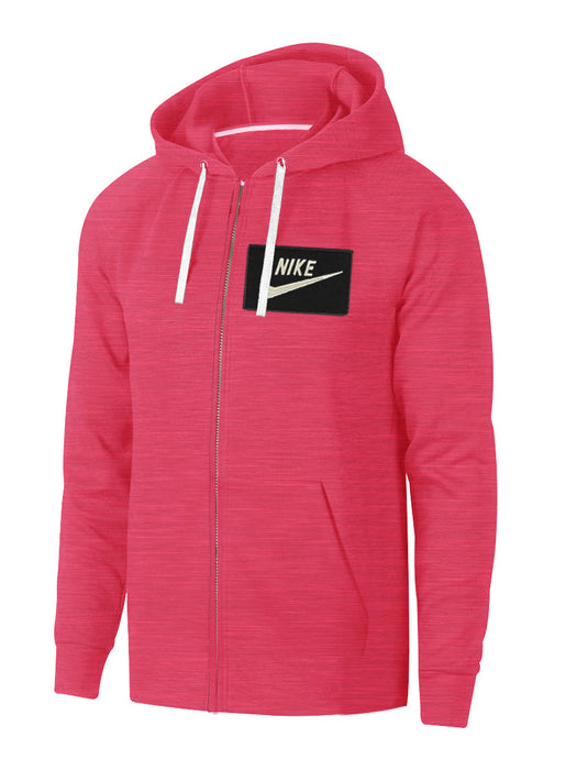 NK Terry Fleece Zipper Hoodie For Men-Pink Melange-SP6239